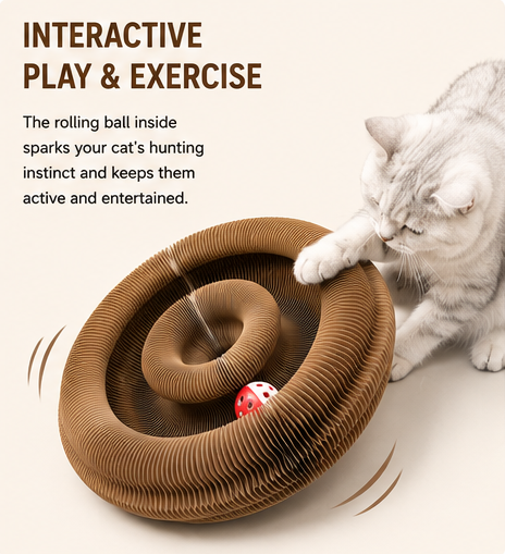 Accordion Cat Scratching Board