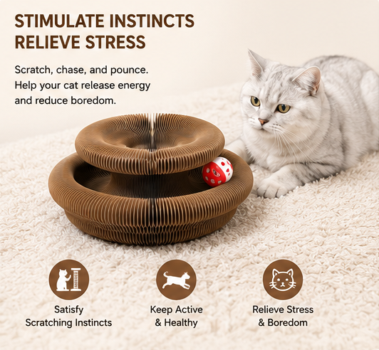 Accordion Cat Scratching Board