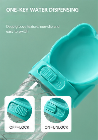 Cat Ear Travel Bottle Set - Food, Water & Bag Dispenser